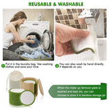 20-Pack Washable Makeup Remover Pads - Superior Absorbency & Softness