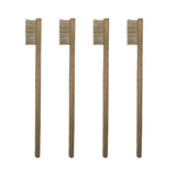 Five Natural-Bristle Toothbrushes - Sustainably Harvested