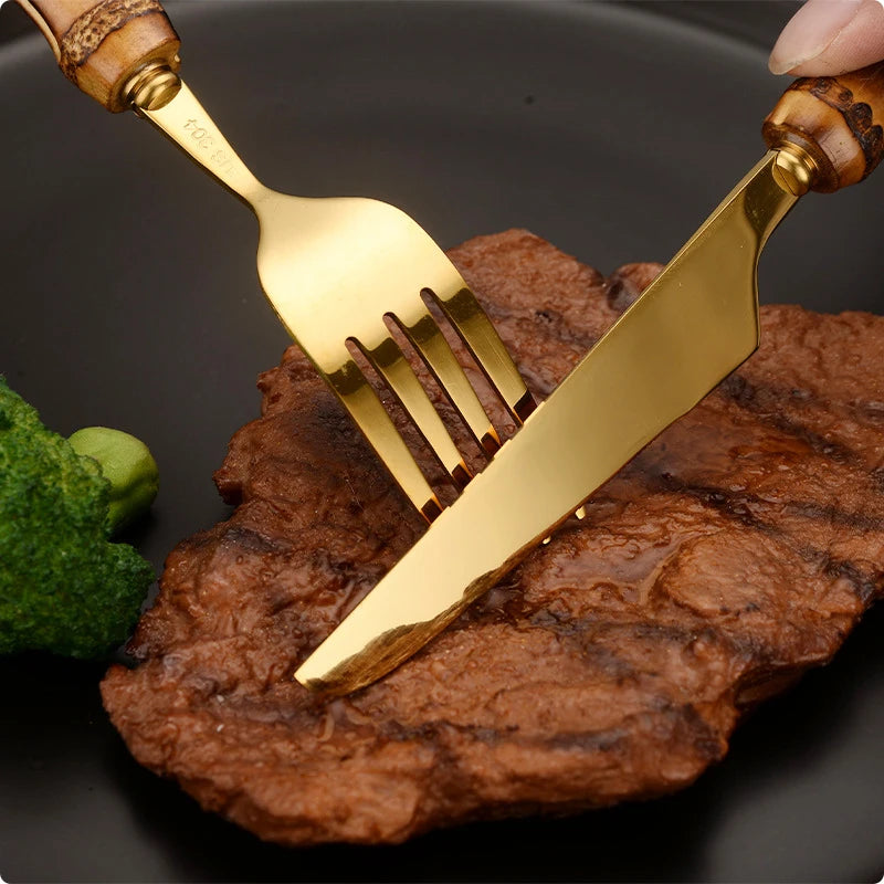 Sustainable Elegance - Premium Cutlery Set