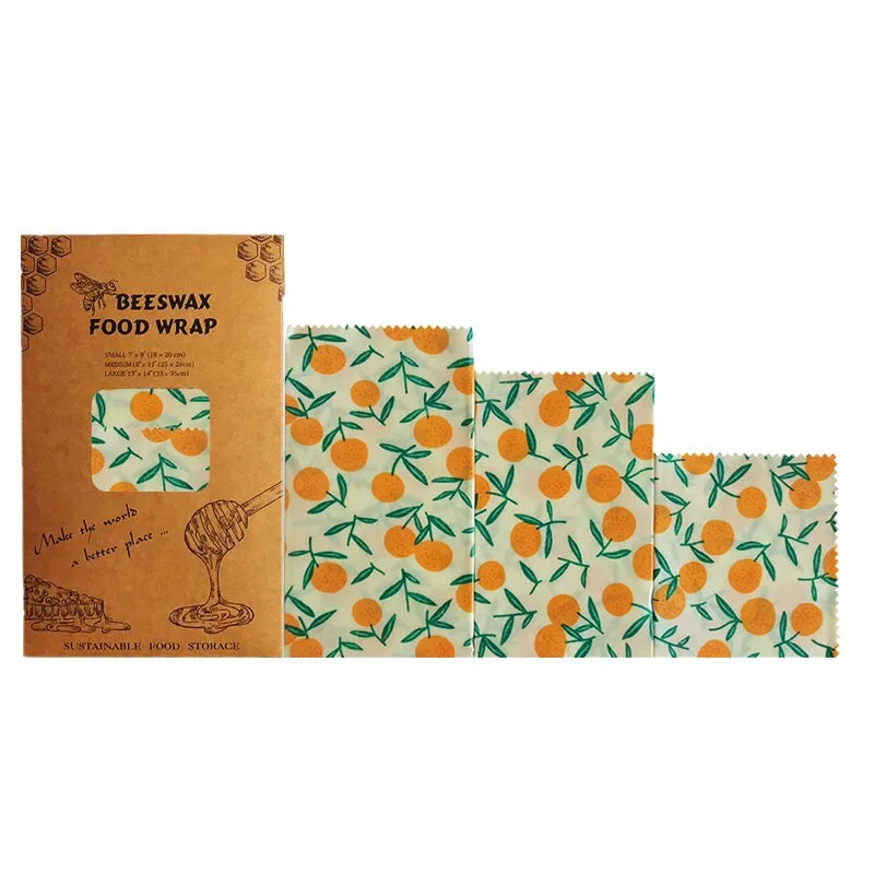 Reusable Organic Beeswax Food Wraps