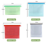 Premium Food-Grade Silicone Bags - Versatile, Dishwasher-Safe & Durable