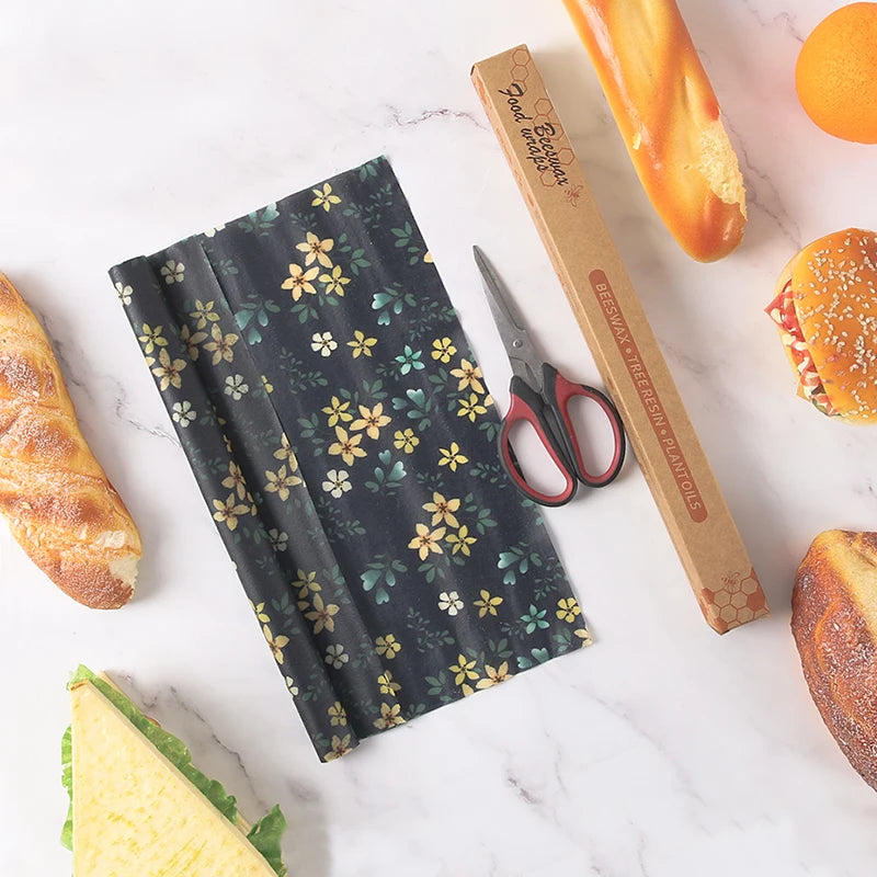 Plastic-Free & Organic - Natural Beeswax Wrap Roll