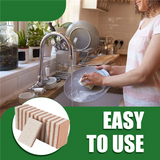 12-Pack Natural Sponges (Dual-Layer Design) - Completely Plastic-Free & Plant-Based