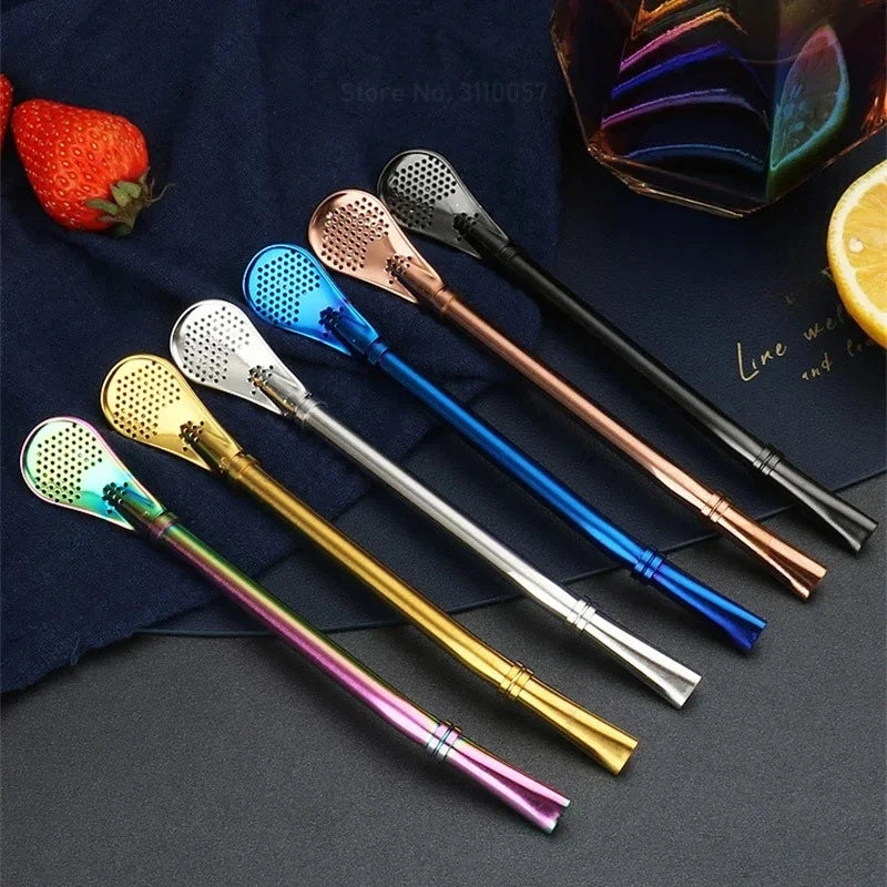 Premium Stainless Steel Drinking Straws (Corrosion-Resistant & Dishwasher-Safe)