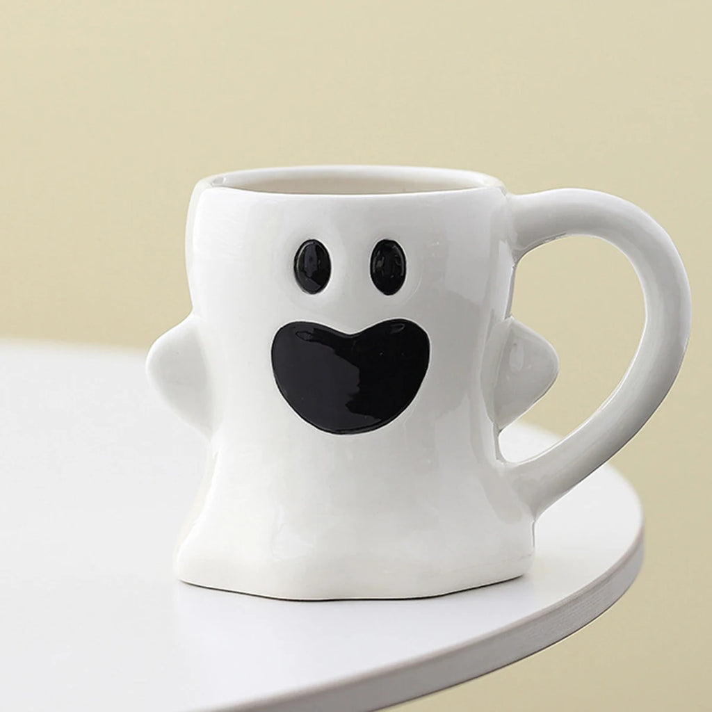 Charming Reusable Ceramic Mug (Halloween Aesthetic)