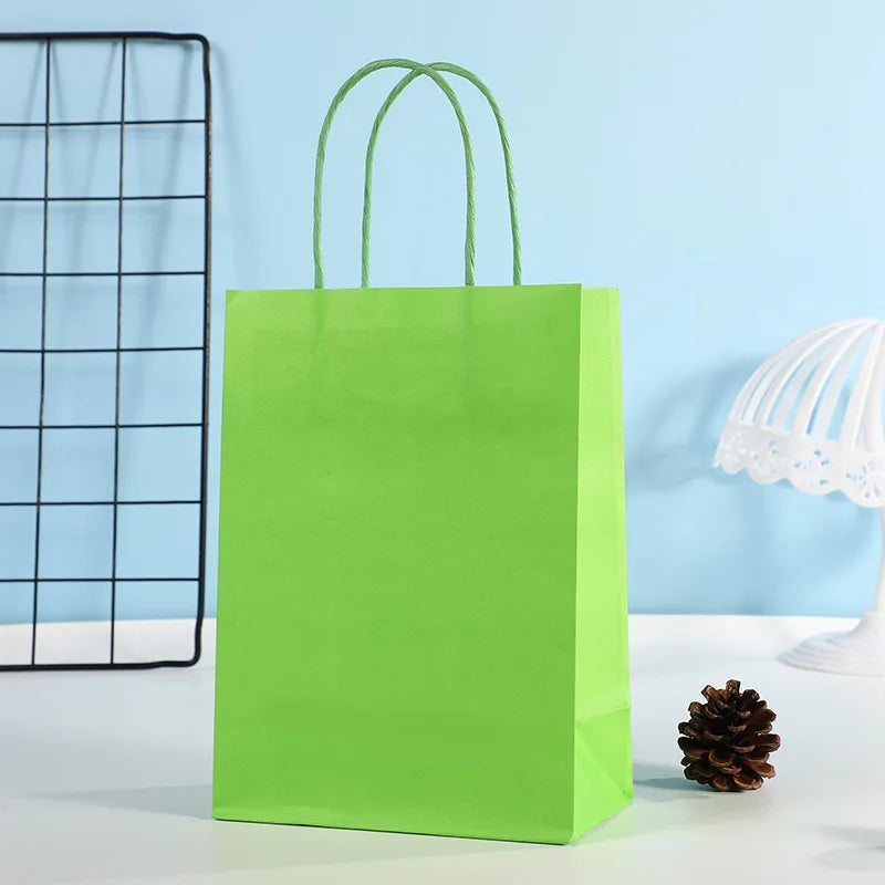 10x Recycled Natural Gift Bags – Unbleached, Compostable & Ethically Sourced