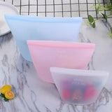 3-Piece Set - Durable Food-Grade Silicone Storage Bags (BPA-free & Non-Toxic)