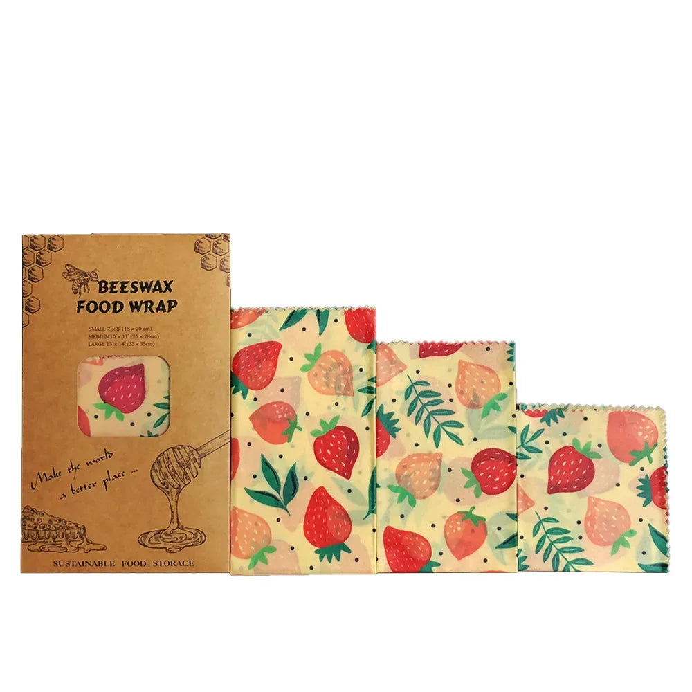 Reusable Organic Beeswax Food Wraps