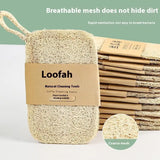 6-Piece Natural Luffa Sponge Collection - 100% Biodegradable & Plant-Based